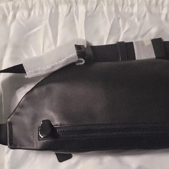Coach Black Leather Crossbody Bag NWT